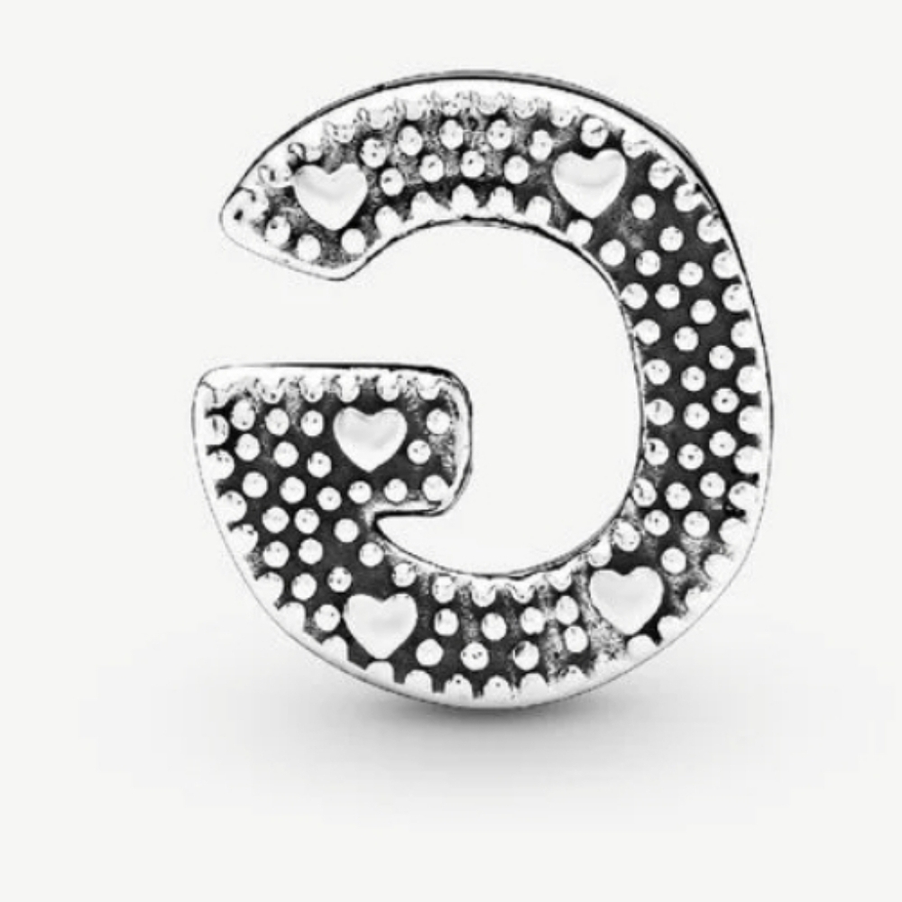 Pandora Letter G Alphabet Charm - Picture 8 of 9